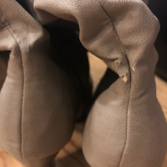 Women’s Qupid Slouch Heeled Boots - Picture 6 of 8